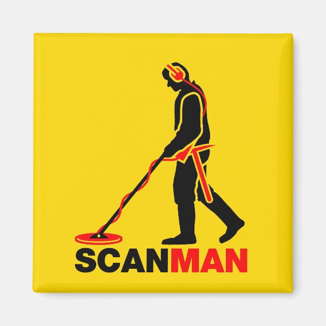 Imã Íman de detecção de metais (Frente)