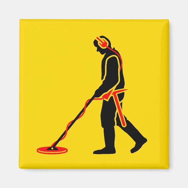 Imã Íman de detecção de metais (Frente)