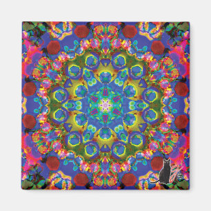 Imã Íman de Doily Kaleidoscope