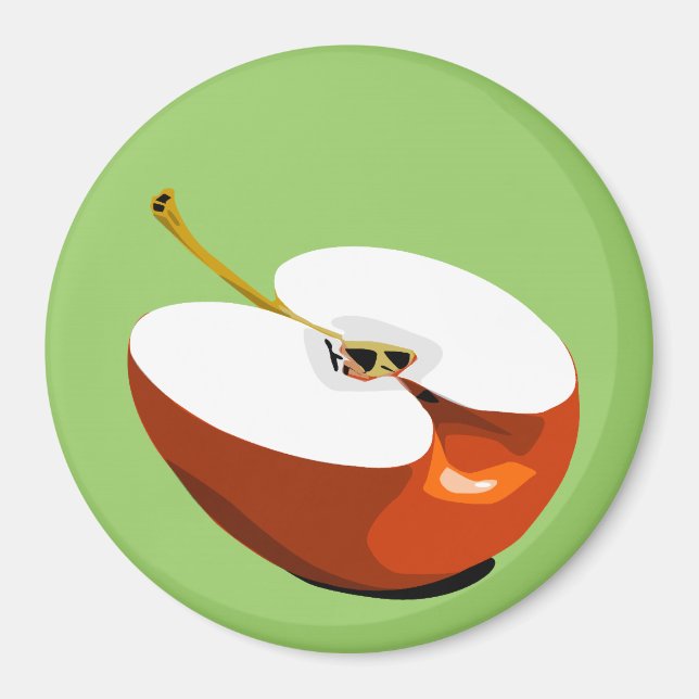 Imã Íman de fatia de maçã (Frente)