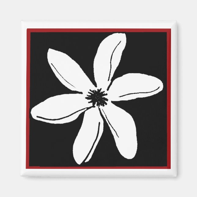Imã Íman de flor de Tiare (Frente)