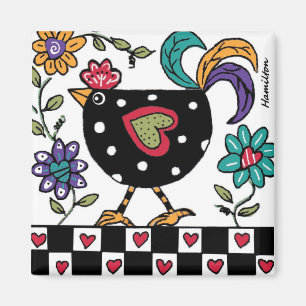 Imã íman de frango preto