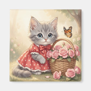 Imã íman de gatinho adorável