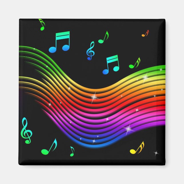 Imã Íman de Ilustração de Música (Frente)