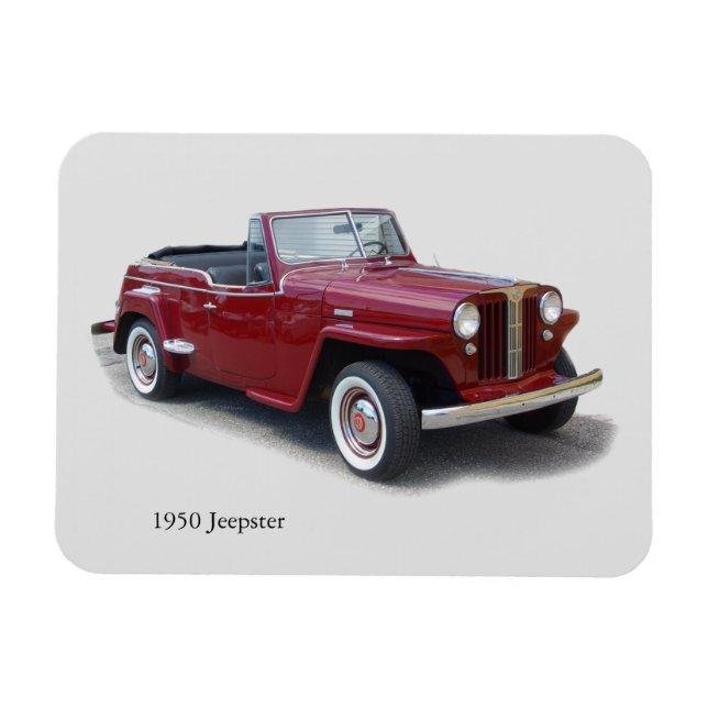 Ímã Íman de Jeepster 1950 (Horizontal)