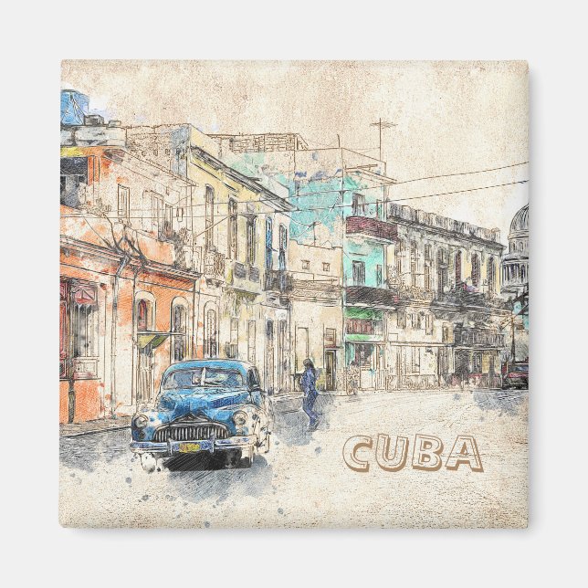 Imã imán de La Habana, Cuba (Frente)