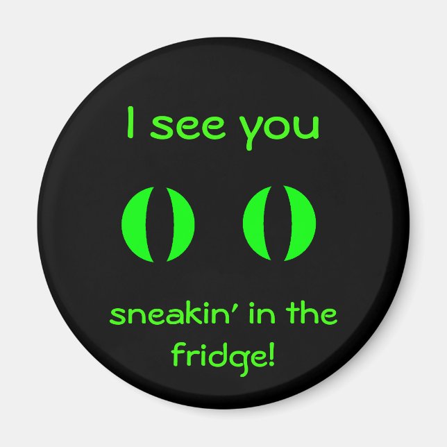 Imã Íman de lembrete da dieta gótica (Frente)