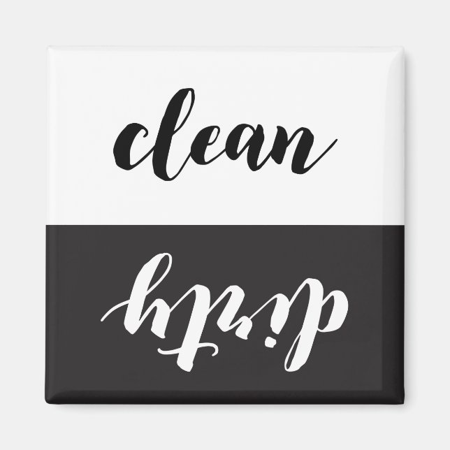 Imã íman de máquina de lavar louça suja e reversível (Frente)