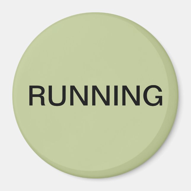 Imã Íman de máquina de lavar louça verde (Frente)