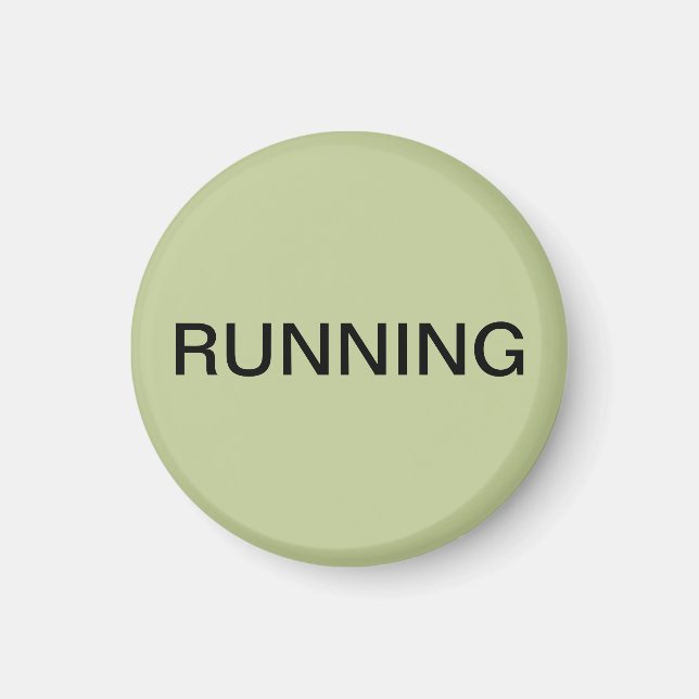 Imã Íman de máquina de lavar louça verde (Frente)