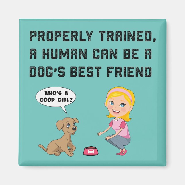 Imã Íman de melhor amigo para cães (Frente)