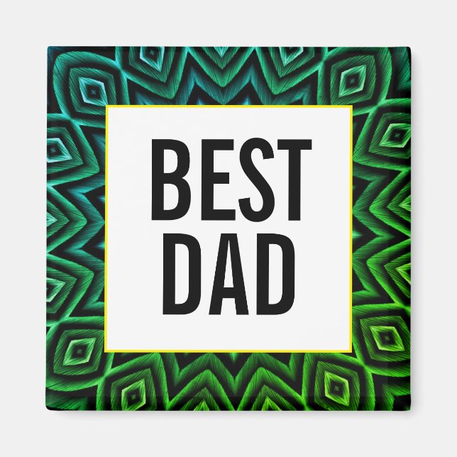 Imã Íman de melhor pai (Frente)