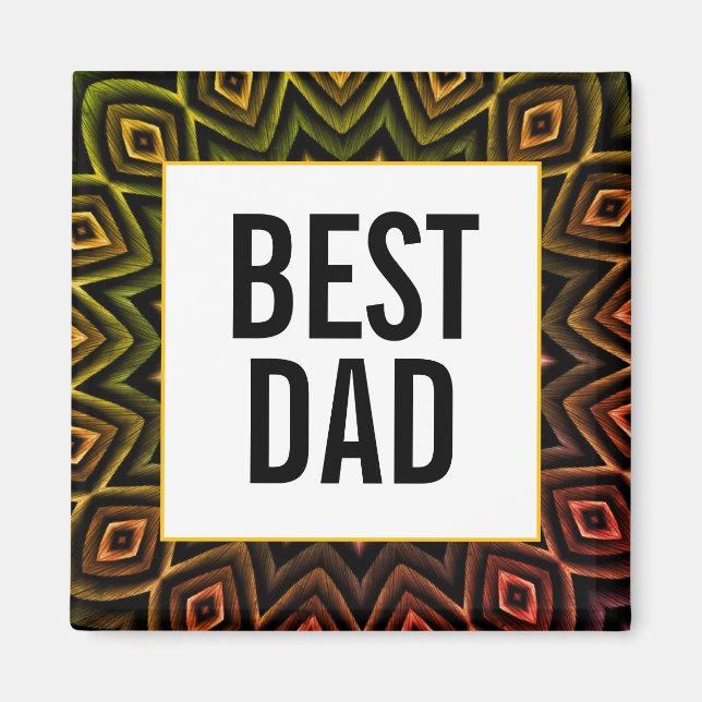 Imã Íman de melhor pai (Frente)