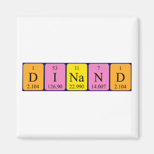 Imã Íman de mesa periódica de dinand