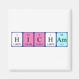 Imã Íman de mesa periódica do Hicham