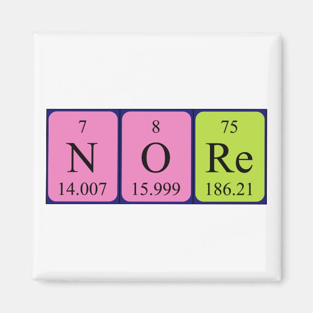 Imã Íman de mesa periódica normal (Frente)