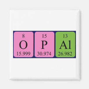 Imã Íman de mesa periódica opal