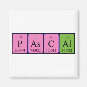 Imã Íman de mesa periódica Pascal
