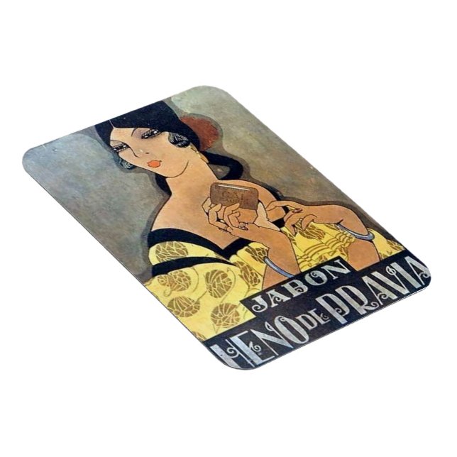 Ímã Iman de Nevera Anuncio Jabones Vintage (Lado Direito)