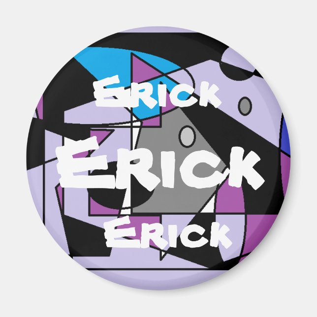 Imã íman de nome de erick (Frente)