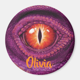 Imã Íman de Olho de Dragão grande redondo