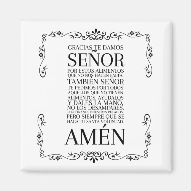 Imã Íman de oração espanhol (Frente)