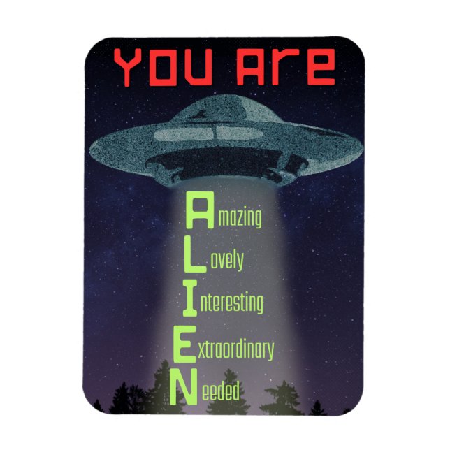 Ímã Íman de OVNI (Vertical)