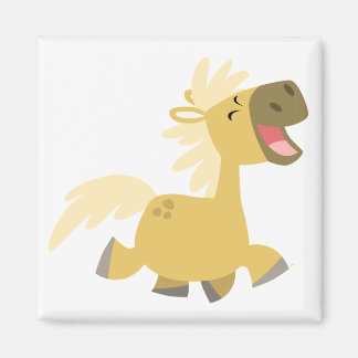 Imã Íman de Pony de Cartoon Rindo