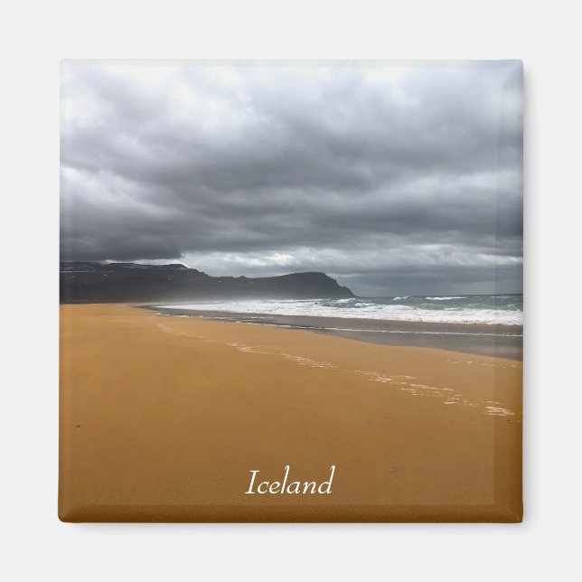 Imã Íman de praia da Islândia (Frente)