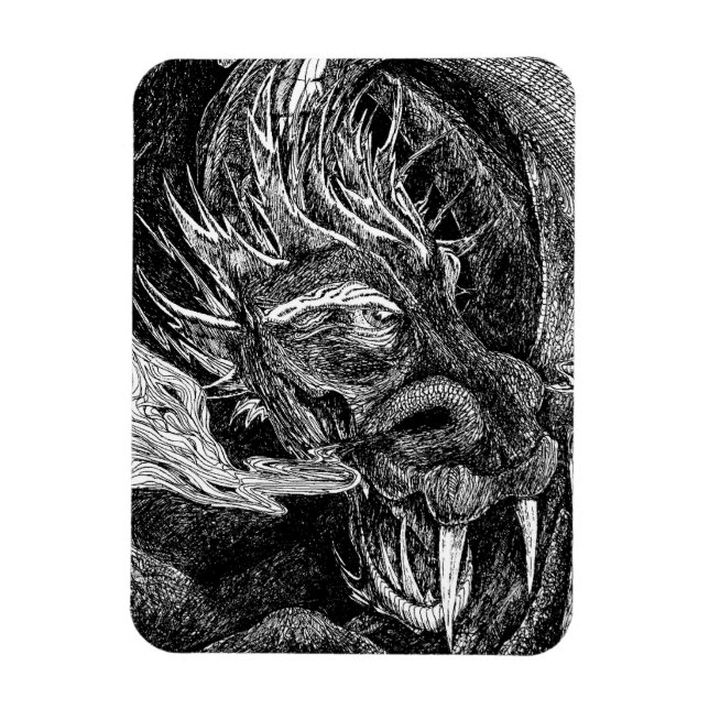 Ímã Íman de prêmio do dragão (Vertical)