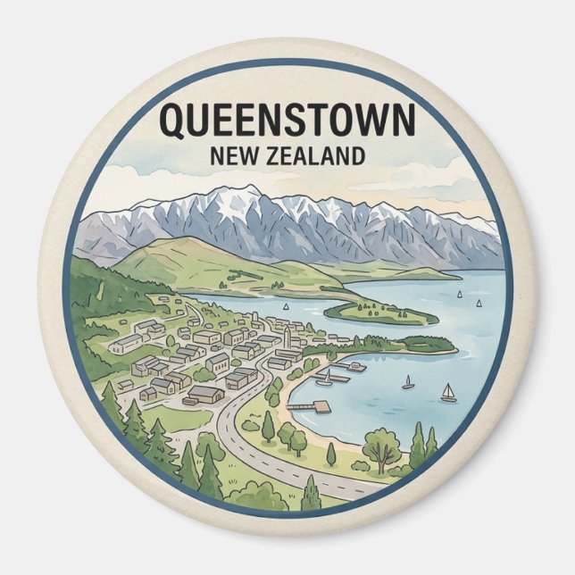 Imã íman de Queenstown (Frente)