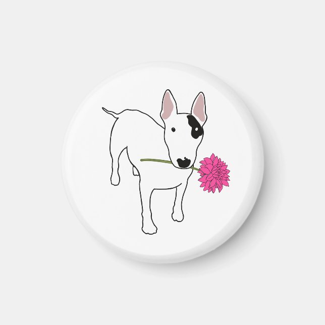 Imã Íman de rex e flores (Frente)