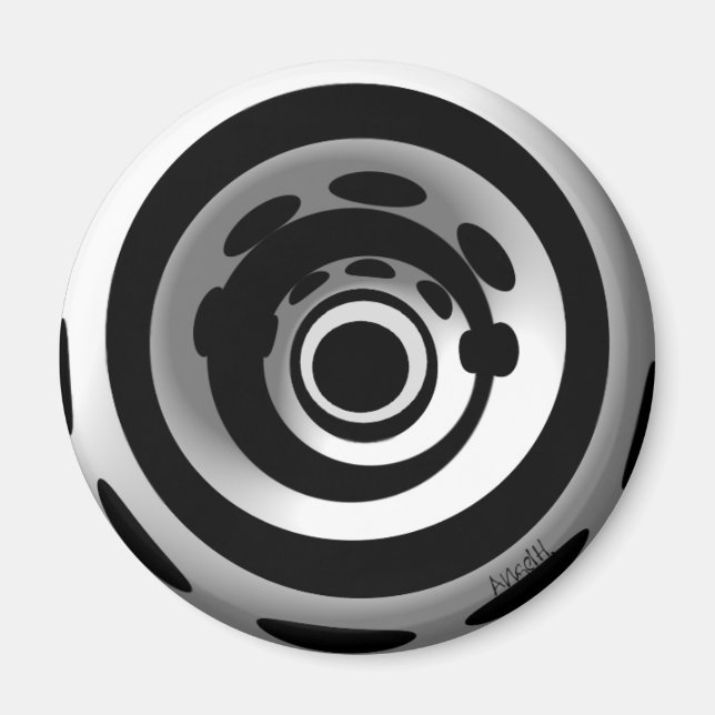 Imã Íman de rodas em órbita (Frente)