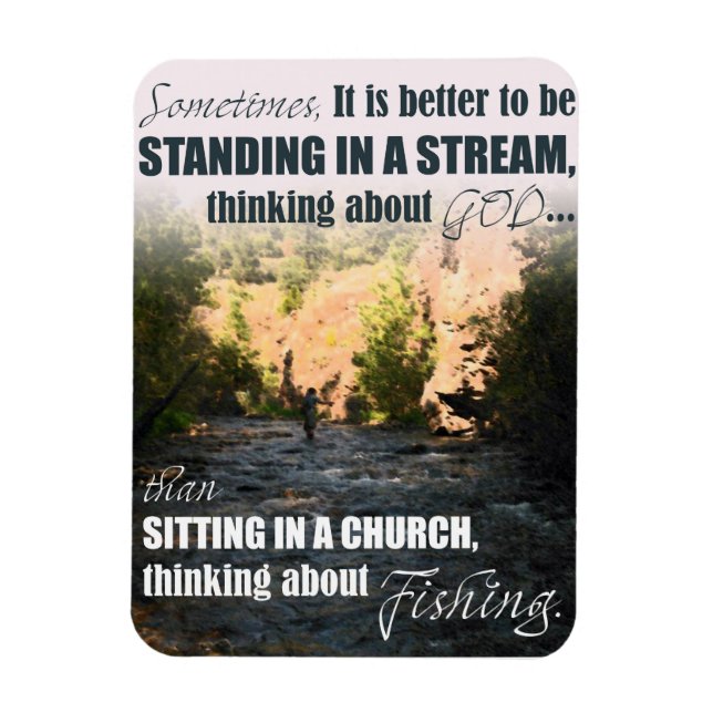 Ímã Íman de Sentimentos de Pesca (Vertical)