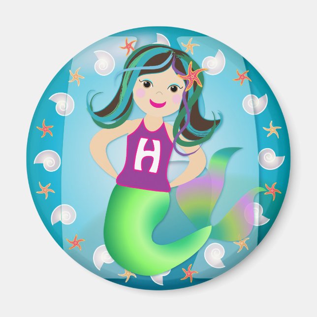 Imã Íman de sereia do logotipo "H" (Frente)