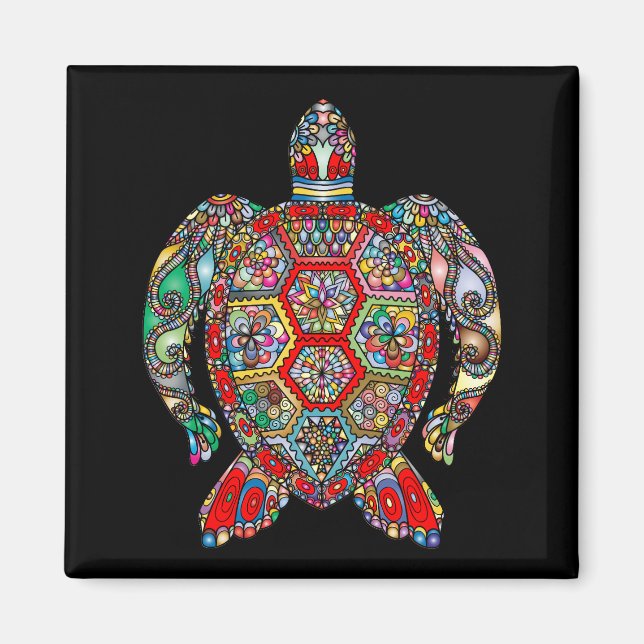 Imã íman de tartaruga marinha (Frente)