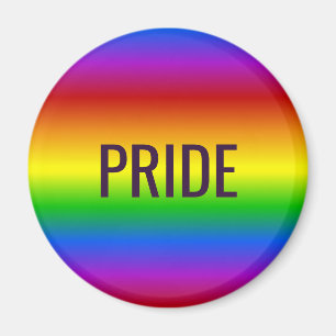 Imã Íman de texto personalizado do arco-íris