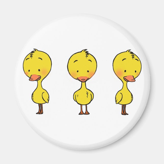 Imã Íman de três patos (Frente)