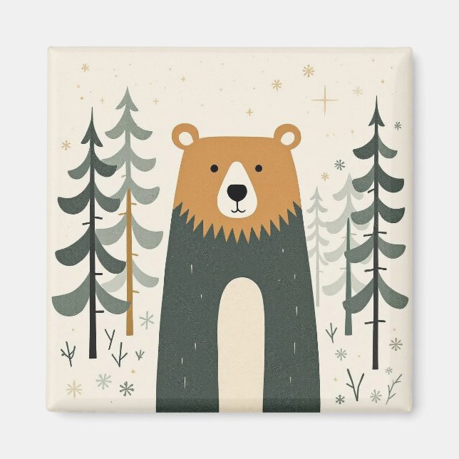 Imã íman de urso (Frente)