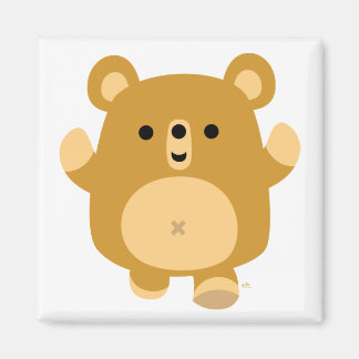 Imã Íman de Urso Afetado pela Caricatura