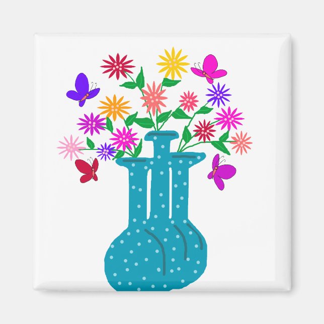 Imã íman de vases redondos (Frente)