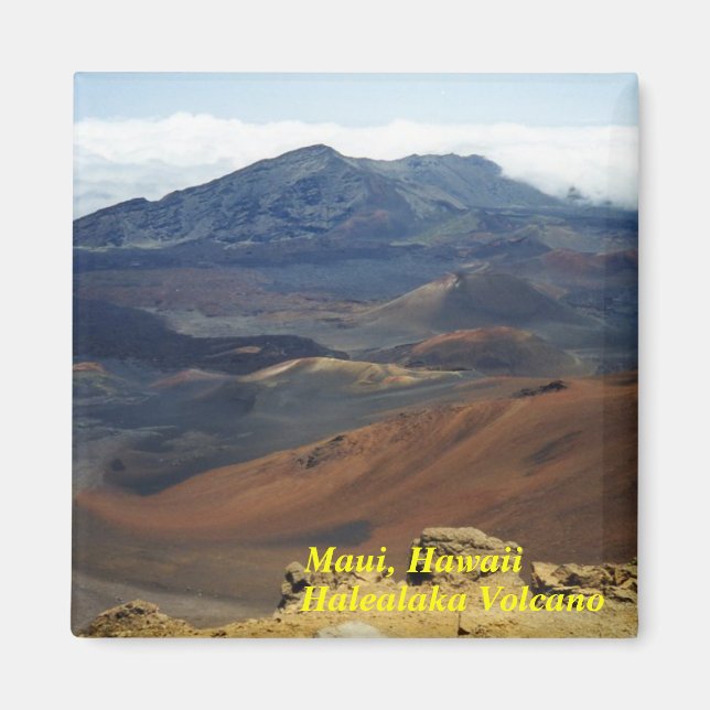 Imã íman de vulcão halealaka (Frente)