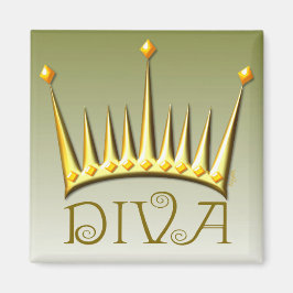 Imã Íman diva em ouro AH2010