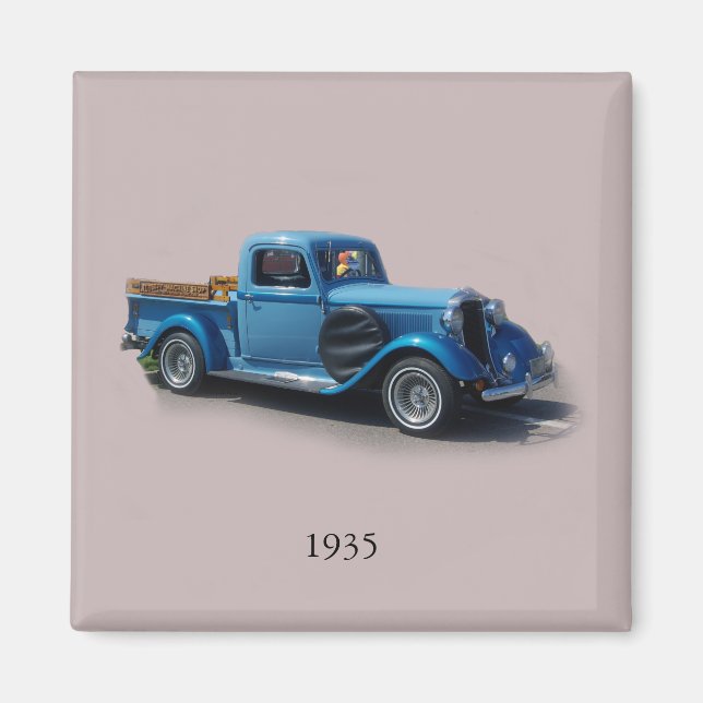 Imã íman do camião azul de 1935 (Frente)