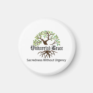Imã íman do logotipo da Unhurried Grace