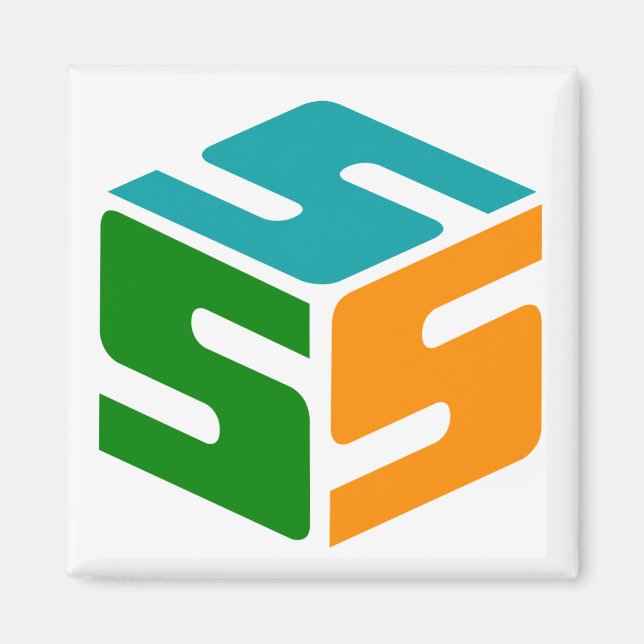 Imã Íman do logotipo S-cubed (Frente)