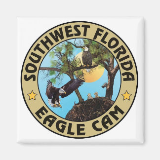 Imã Íman do logotipo SWFLEagleCam (VÁRIAS FORMAS)