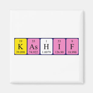 Imã Íman do nome da mesa periódica do Kashif