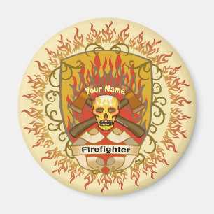 Imã Íman do Skull Shield Firefighter