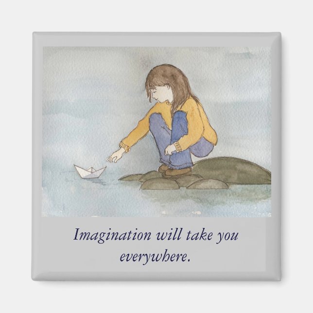 Imã Íman em forma de embarcação (Frente)